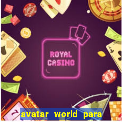 avatar world para colorir e imprimir